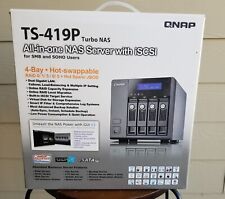New QNAP (TS-419P) Turbo NAS All in One SERVER with iSCSI 4 BAY 512MB DDRII RAM picture