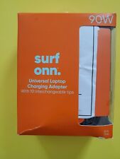 Surf ONN 90W Universal  Laptop Charging Adapter 10 Interchangeable Tips. picture