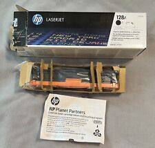 HP 128A CE320A Original LaserJet Cartridge Black New Open Box Sealed Package picture