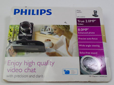 Philips SPC1330NC Black True 2.0MP Face Tracking Clip-On Webcam NEW picture