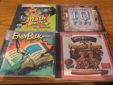 4 - PC Win95/98 Mac Math Blaster 5th G Personal IQ Test Easybook Dinosaur Finder picture