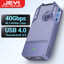 JEYI 40Gbps USB 4.0 M.2 NVMe External HDD SSD Enclosure Hard Drive Case picture