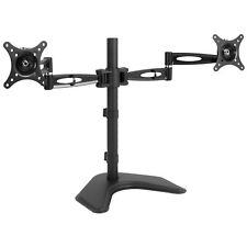 VIVO Dual LCD Monitor Desk Stand/Mount Standing Adjustable 2 Screens up to 27
