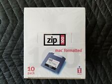 Iomega 100MB Mac Formatted Zip Disk - 10 Pack - Made In Belgium - Brand NEW picture