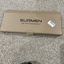 Surmen V300 Retro Mechanical Wired Gaming Keyboard - New In Box picture