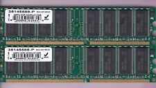 1GB 2x512MB PC-3200 AMPO 35145588-P DDR-400 PC3200 WINTEC SAMSUNG AMP KIT DDR1 picture