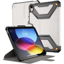 For iPad 10.9 2022 Case Heavy Duty Shockproof Cover w/Pencil Holder Space Gray picture