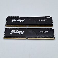 Kingston 16GB (2x8GB) 3200MHz DDR4 CL16 DIMM (Kit of 2) Fury Beast Black picture