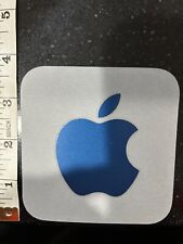 Apple Macintosh logo decal sticker blue color 1 picture