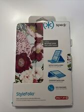 Speck Stylefolio Tablet Case iPad Mini 3 2 1 Vintage Bouquet Nickel Sea Glass picture