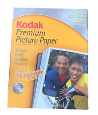 Kodak Premium Picture Photo Paper Inkjet 8 1/2 X 11 High Gloss 50 sheets Printer picture