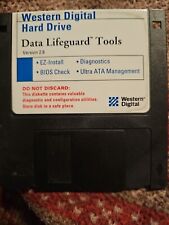 Vintage Computer Software Western Digital Data Lifeguard Tools v2.6  3.5