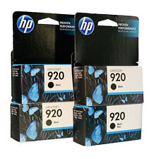 New Genuine HP 920 Black 4 PK Ink Cartridge OfficeJet 6000 6500 7000 7500a 6500a picture