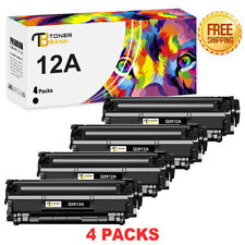 4PCS Q2612A 12A Toner Cartridge For HP LaserJet 1010 1020 1022n 1022nw 3050 3052 picture