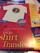Avery Inkjet T-shirt Transfers iron-on 3275 8.5