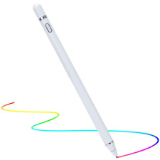 WHITE Fine Point Digital Stylus Pen Works for iPhone, iPad, and Other Tablets picture