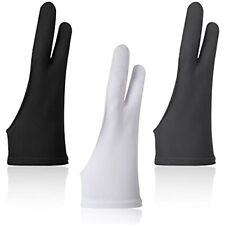 3 Pack Two-Finger Artist Glove for Drawing Tablet Graphics Painting Gloves picture