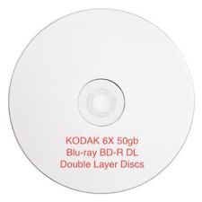 KODAK 3PK 6X  50GB INKJET PRINTABLE BLU-RAY BD-R DL DOUBLE LAYER BLANK DISCS picture