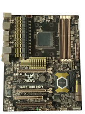 Asus Sabertooth 990FX Socket AM3b DDR3 ATX Form Motherboard Tested Works [Read] picture