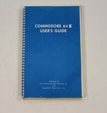 VTG 80s Computer User's Guide Commodore 64 Book Manual 1980s picture