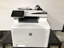 HP Color LaserJet Pro MFP M477fdn A-I-O Laser Printer w/TONER & 36K Pgs --TESTED picture