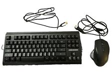 Rainbow LED Backlit 87 Keys Gaming Keyboard  with Rainbow LED Gaming Mouse picture