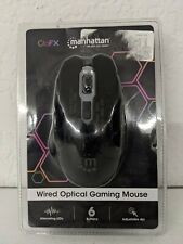 MANHATTAN GloFX LED Wired Optical Gaming Mouse (6 Buttons) - NEW picture
