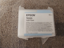 2019 Genuine Epson Light Cyan Ink Cartridge T8505 SureColor SC-P800 80ml Sealed picture