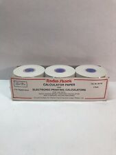 3 Rolls Radio Shack 65-710 Paper For Electronic Printing Calculators NOS 2-1/4” picture