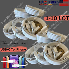 20W PD Fast Charger Cord 3/6Ft USB Type C Cable For iPhone 14 13 12 11 XR XS LOT picture