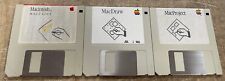 Apple Macintosh MacPaint, MacDraw and MacProject 400K Floppies TESTED WORKING picture