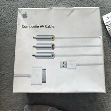 New Apple Composite AV Cable Set OEM RCA USB Audio Video Cords picture