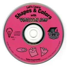 Let's Learn Shapes & Colors with Professor ROM (Ages 3-8) PC-CD - NEW in SLEEVE picture