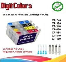 288XL Refillable Cartridge No Chip fits for XP-330 XP-340 XP-434 XP-430 XP-440 picture
