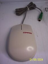 Vintage Compaq OEM MOUSE PS/2 MUS9J-N 149998-006  2 BUTTON Trackball IVORY NEW picture