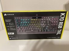 New CORSAIR K70 RGB TKL Optical Mechanical Gaming Keyboard US English CH-911901A picture