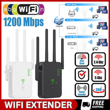 Wifi Range Extenders 1200Mbps Repeater Signal Internet Booster Router Amplifier picture