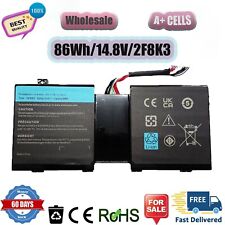 2F8K3 Battery for Dell Alienware 17 R1 17X M17X-R5 18 R1 18X M18X 86Wh 14.8V US picture