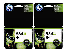 GENUINE NEW HP 564XL (CN684WN) Black Ink Cartridge 2-Pack picture