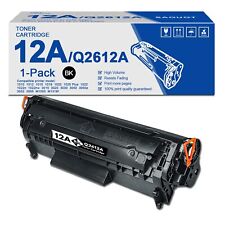 12A Toner Cartridge Replacement for HP 12A 1010 1020 3015, 1 Black | Q2612A picture