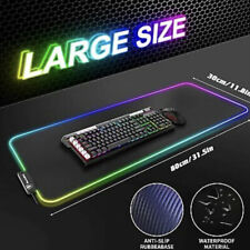 RGB Gaming Mouse Pad, 14 Lights Modes with 4 USB Ports.Item 2586,A,B picture