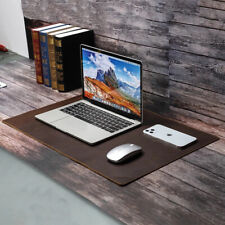 Large Genuine Leather Desk Pad Non-Slip Gaming Mouse Pad Office Home Writing Mat picture