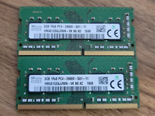 Lot of 2 SK HYNIX 8GB 1Rx8 PC4-2666V DDR4 SODIMM MEMORY RAM HMA81GS6JJR8N-VK picture