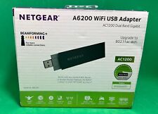 NetGear A6200-100NAS WiFi USB Adapter AC1200 Dual Band Gigabit 802.11ac picture