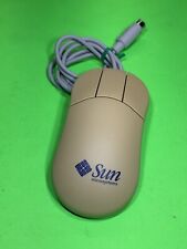Sun Microsystems 370-3631 Type-6 Mouse, Mini-Din Connector, 3 Button - YELLOWED picture