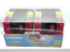 New Verbatim Datalife Colors MF2 HD-3.5” Microdisks. 50 Pk + 18 Loose.  picture
