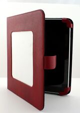 Deep Red Leather iPad COVER for 5