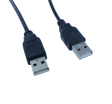 2 Pack 10Ft USB2.0 Type A Male to Type A Male Cable Cord Black(U2A1-A1-10-2PK) picture
