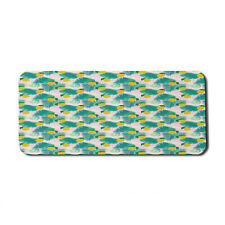 Ambesonne Exotic Pattern Rectangle Non-Slip Mousepad, 35