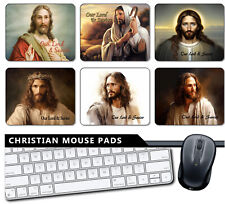 Christian #1 - MOUSE PAD Jesus Christ Our Lord & Savior Portrait Religious Gift picture